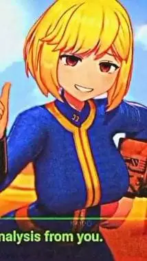 ai character: vault girl background