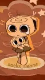 ai character: dw but Shelly left background