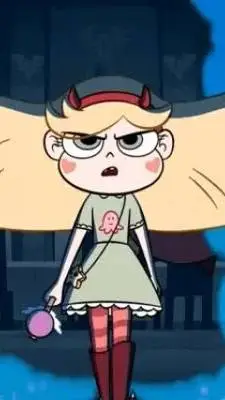 ai character: Star Butterfly.  background