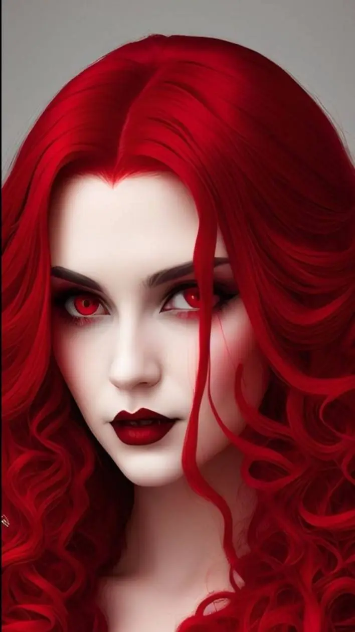 ai character: Valentina🧛‍♀️🩸  background