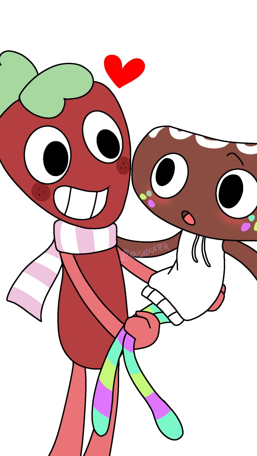 ai character: Sprout and Cosmo background
