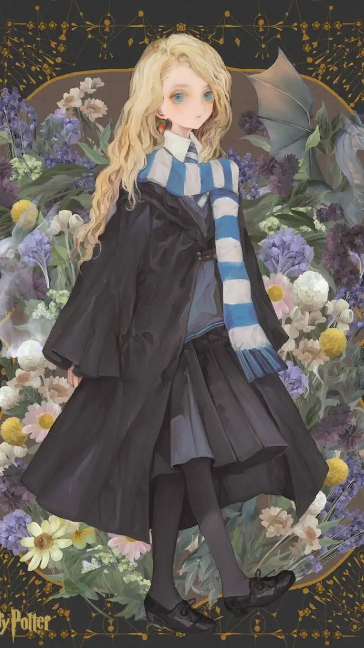 ai character: Luna Lovegood  background