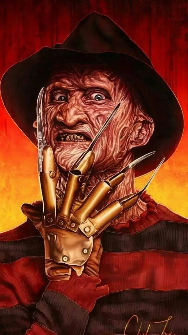 ai character: Freddy Krueger  background