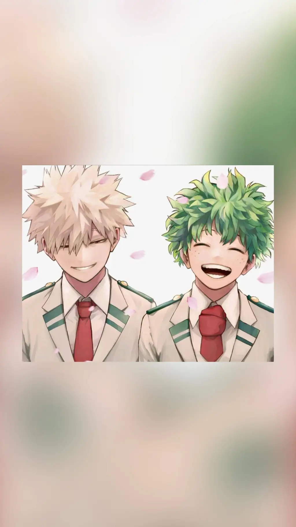 ai character: Deku  background