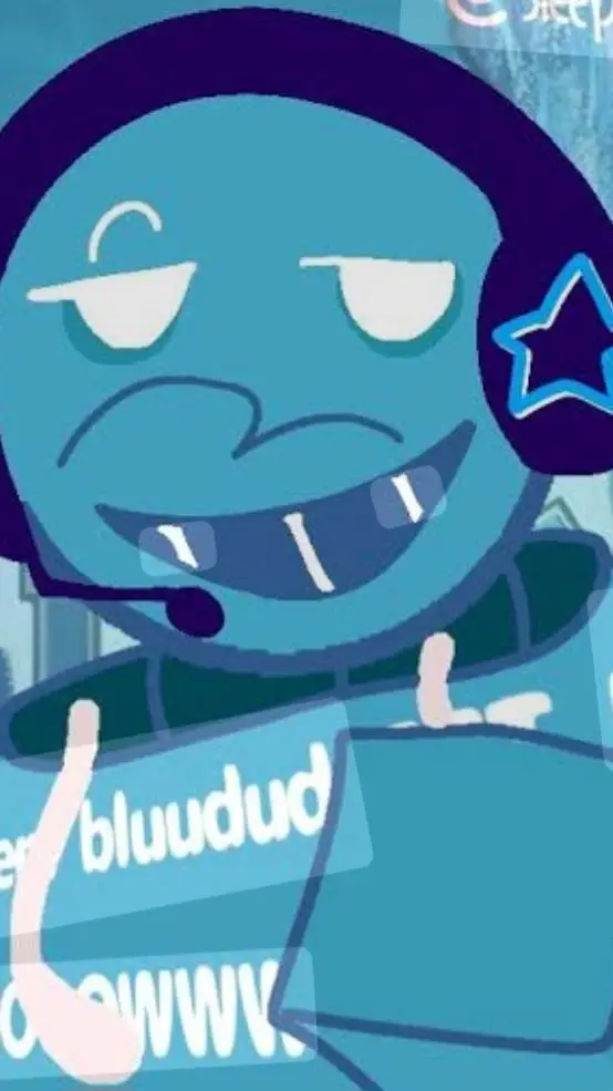ai character: ⎚˕⎚ bluudud⎚˕⎚ background