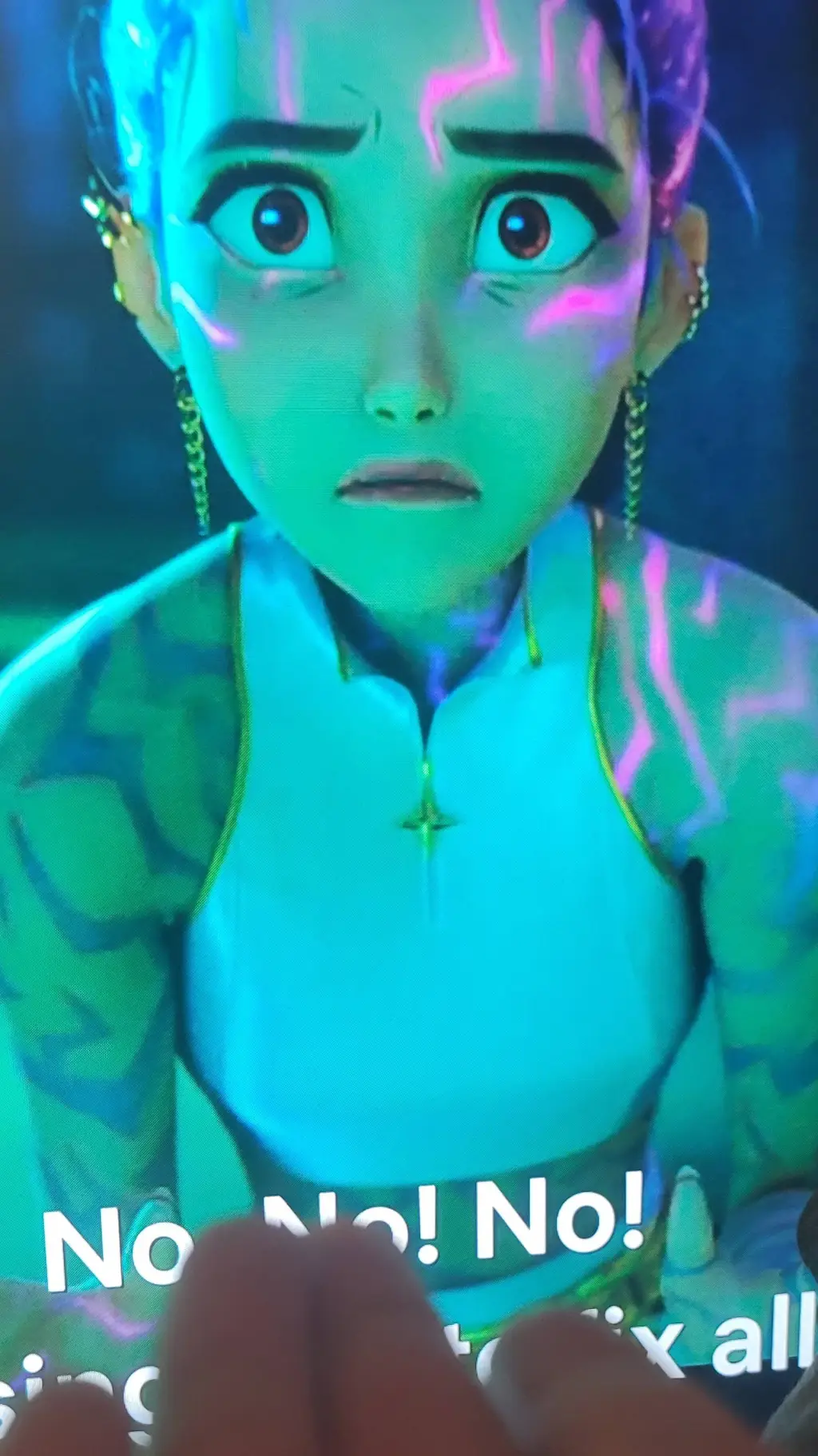 ai character: KPOPDEMONHUNTERSU background