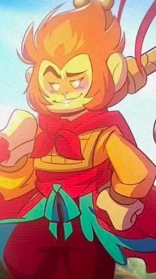 ai character: ✨🧡💛Sun wukong🧡💛✨ background
