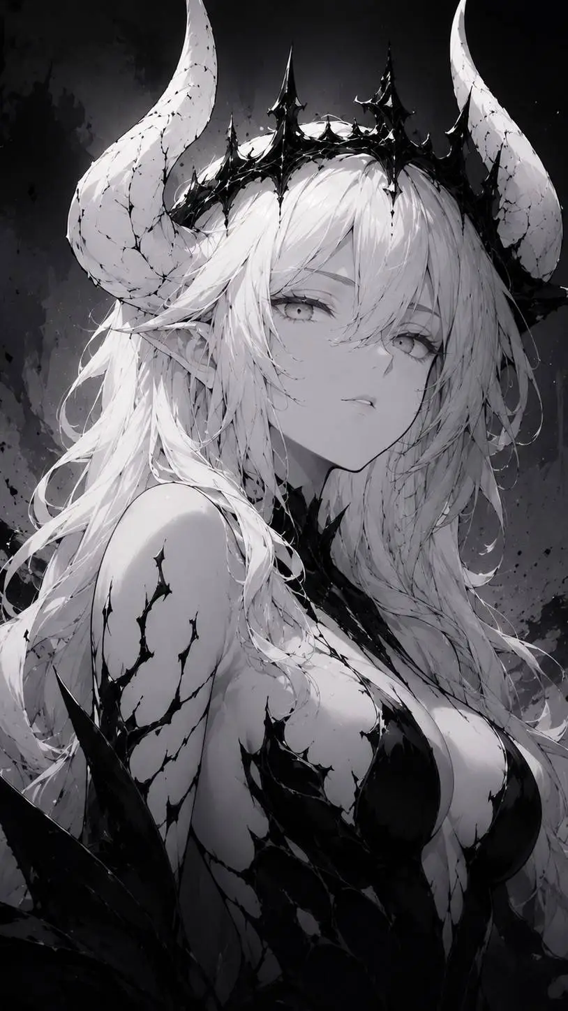 ai character: Enra demon queen background