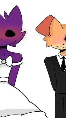 ai character: Catnap x dogday background