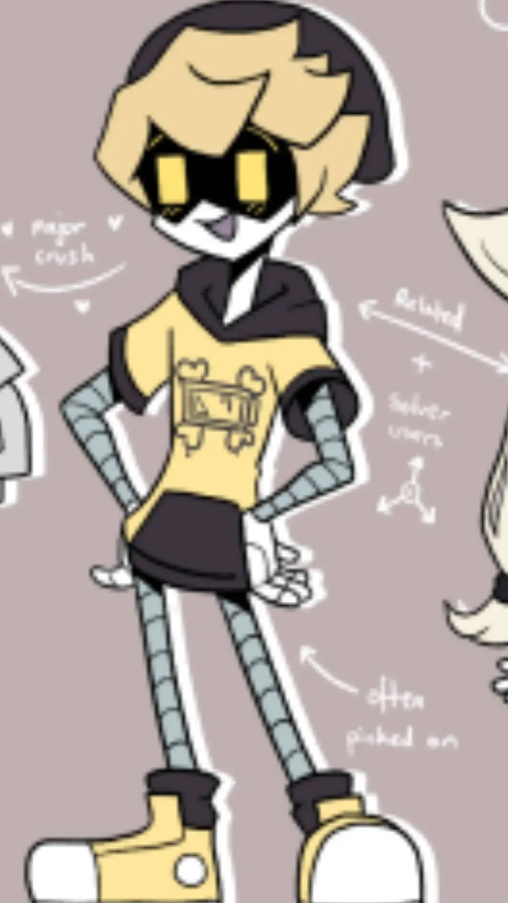 ai character: N swap AU  background