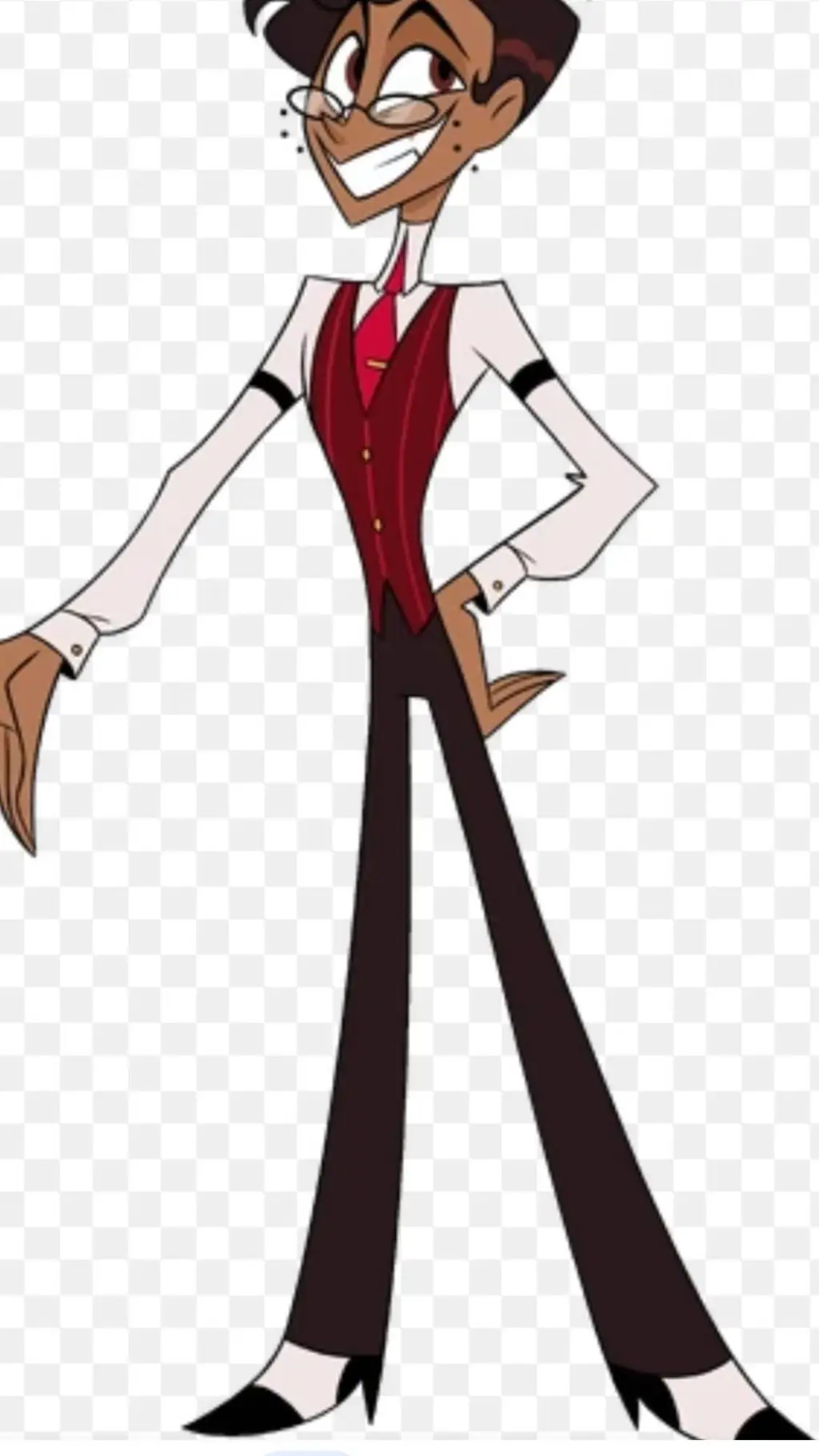 ai character: Human Alastor  background