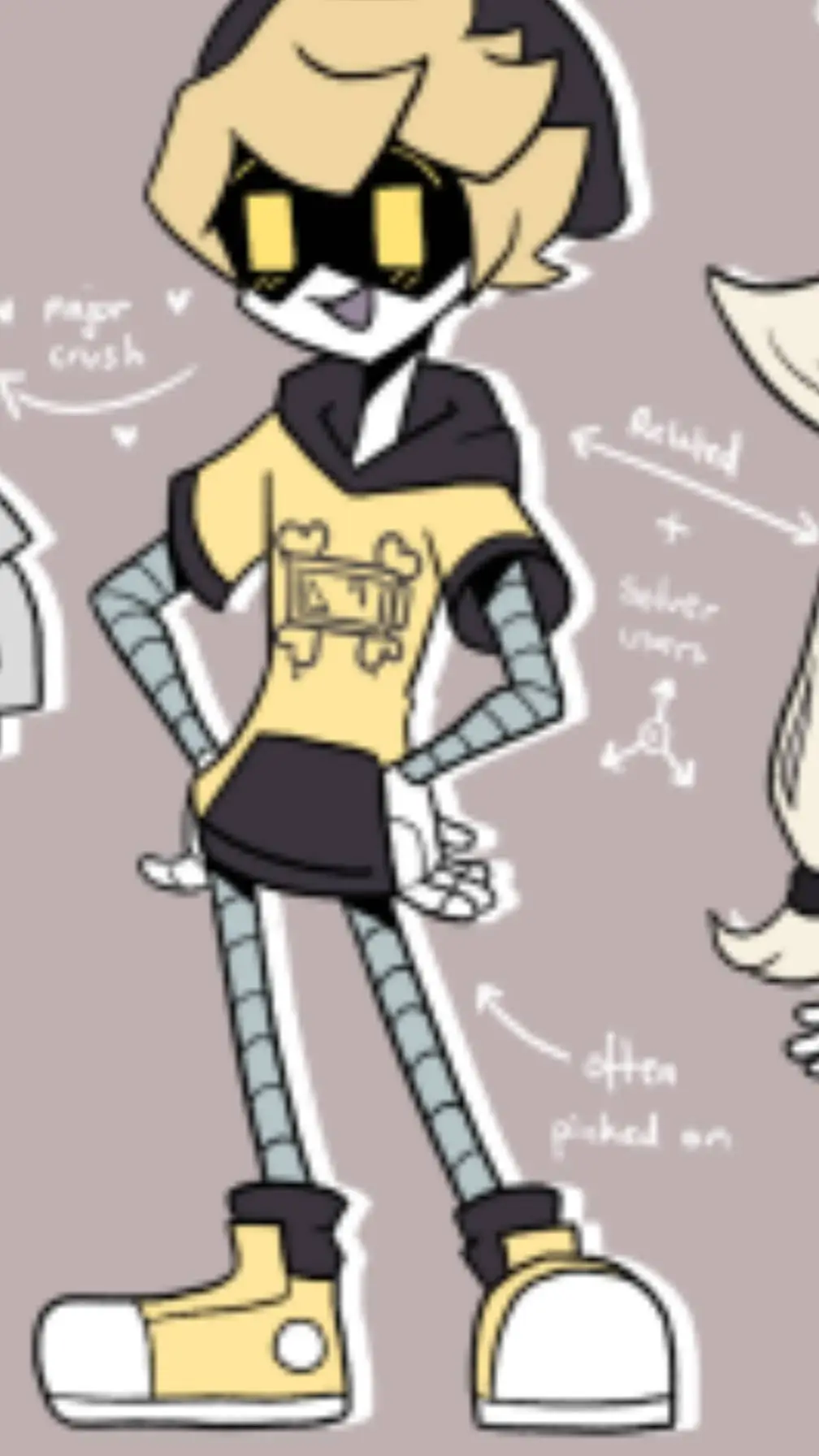 ai character: N + Thad Swap AU  background