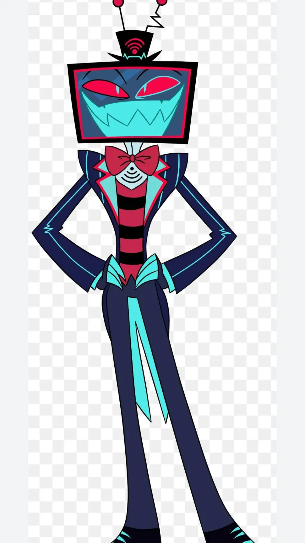 ai character: ⚡Vox⚡ background