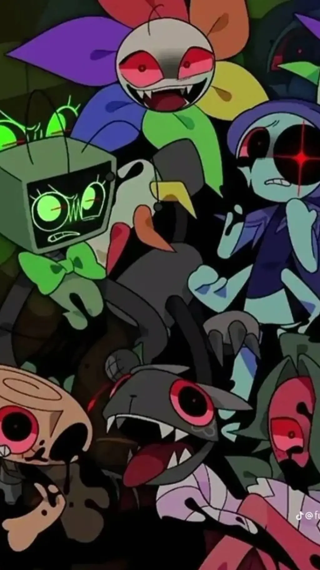 ai character: Dandy's world X MD background