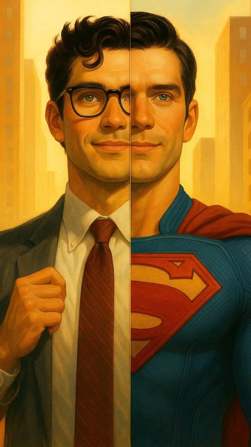 ai character: Clark K./Superman  background