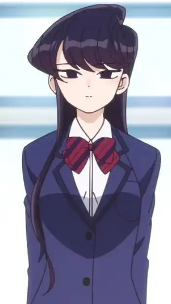 ai character: Shoko Komi  background