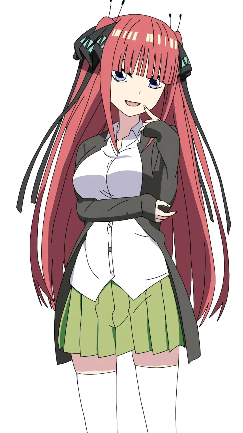 ai character: Nino Nakano  background