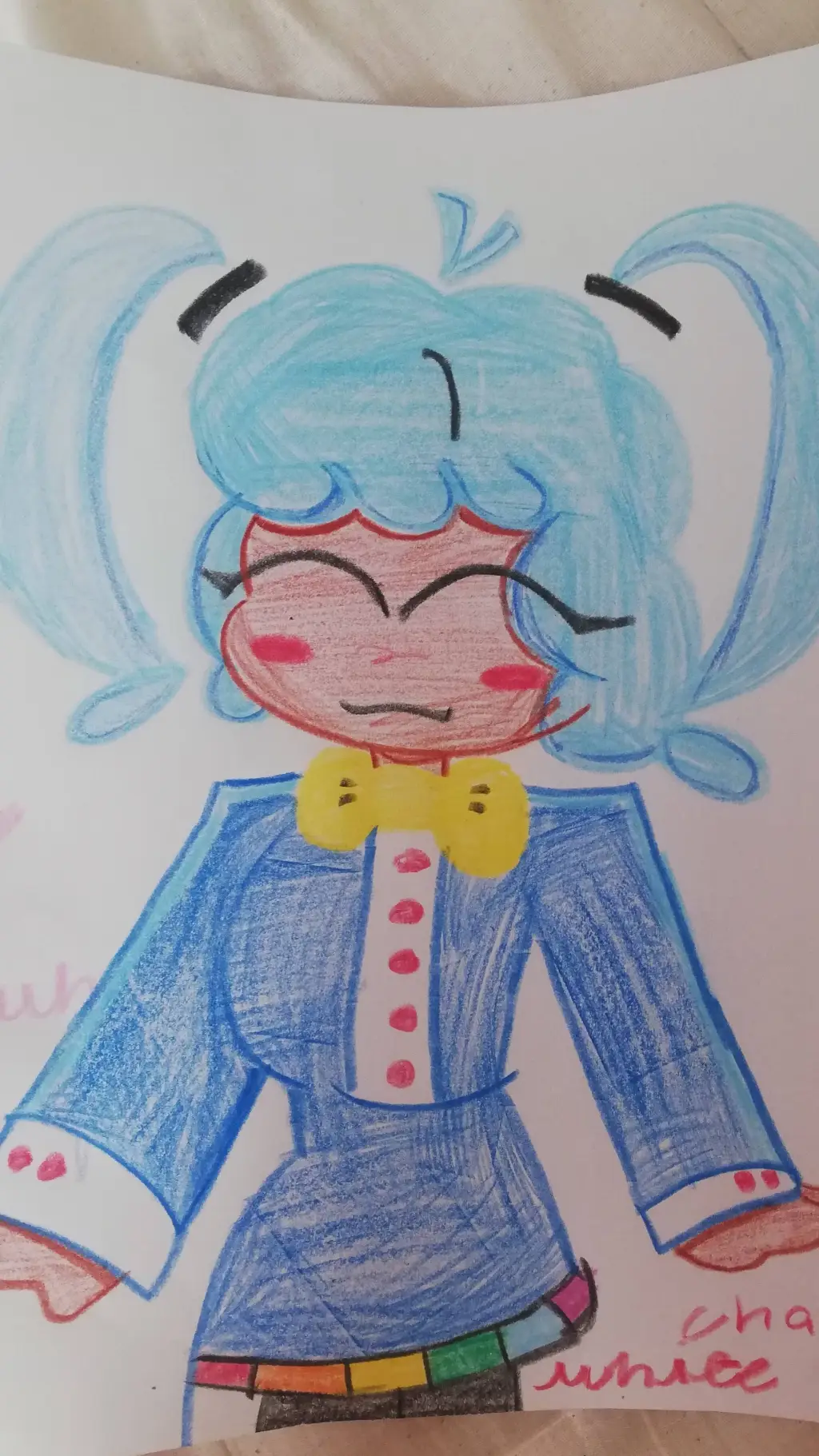 ai character: Static miku 2!  background