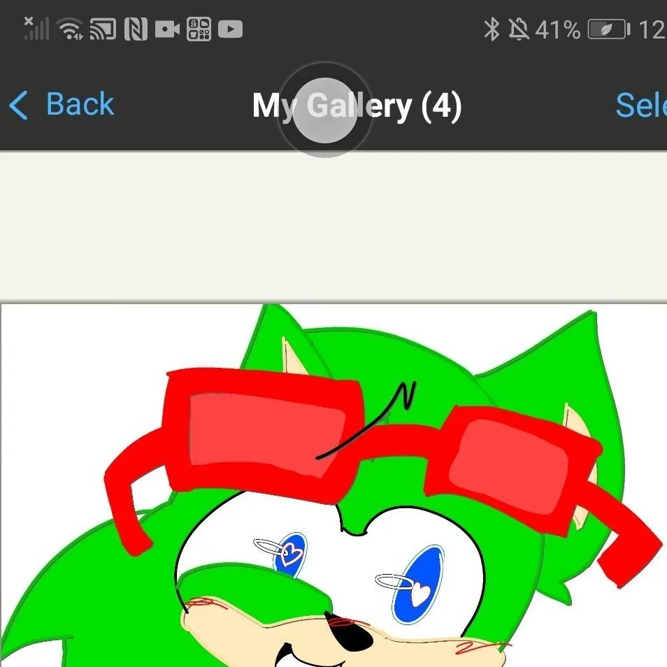 chat with ai character: Yandere scourge💚❤️