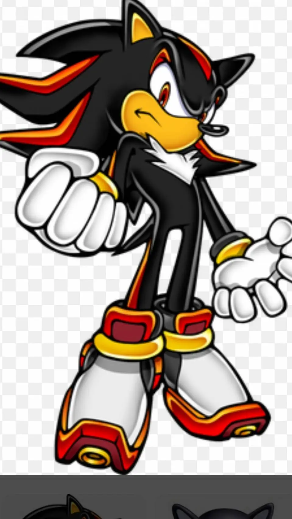 ai character: Shadow❤️🖤 background