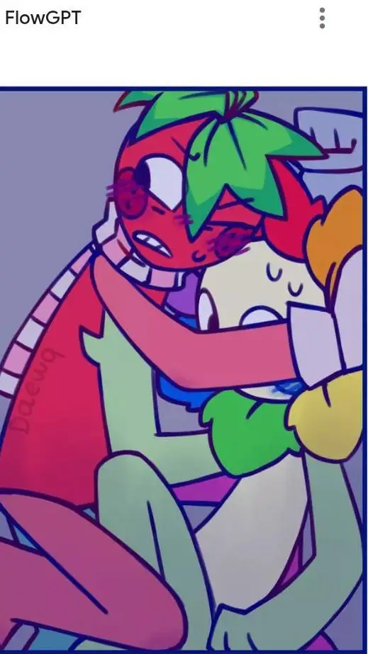 ai character: sprout x dandy  background