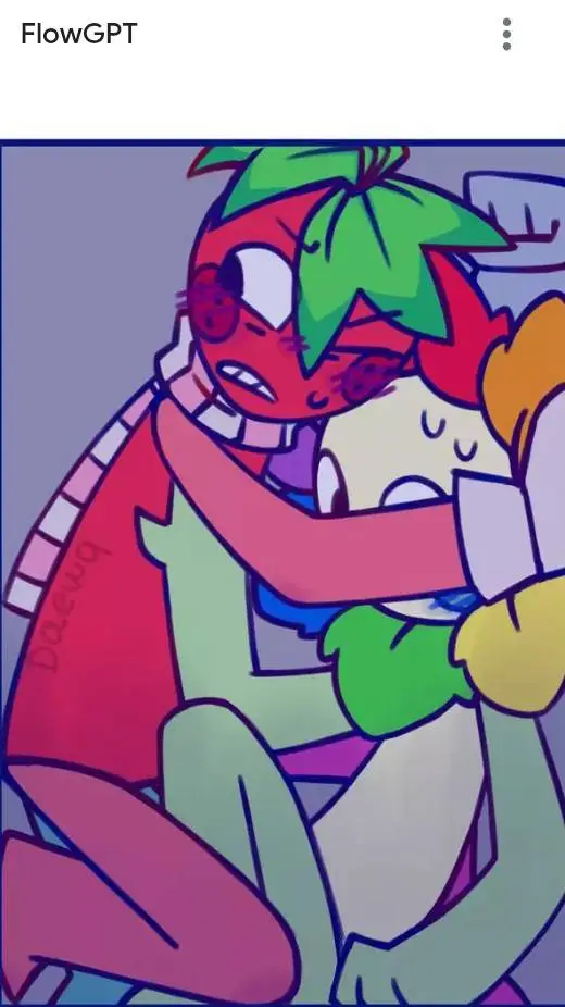 ai character: sprout x dandy  background