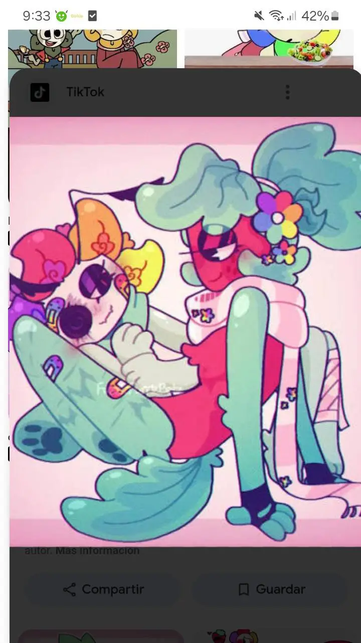 ai character: sprout x dandy  background