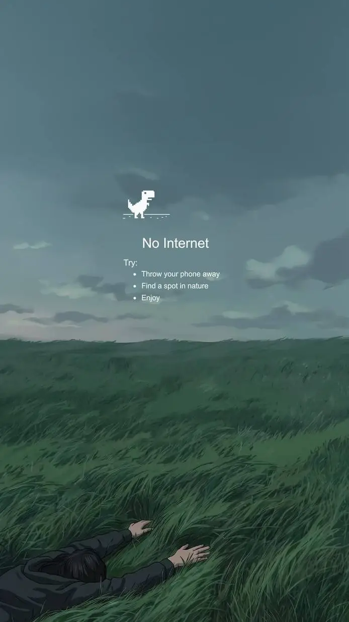 ai character: Internet down background