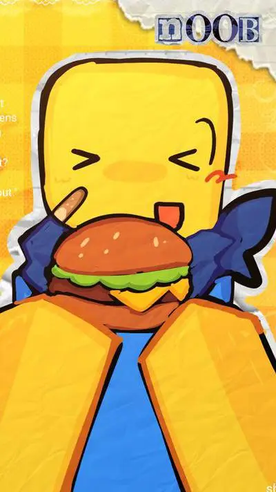 ai character: 💙NOOB!💛💚 background