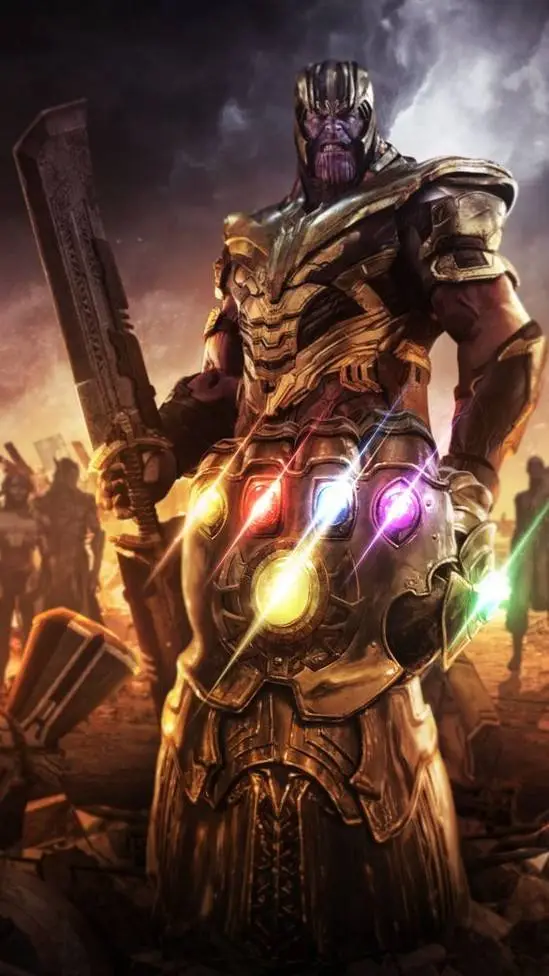 ai character: Thanos background