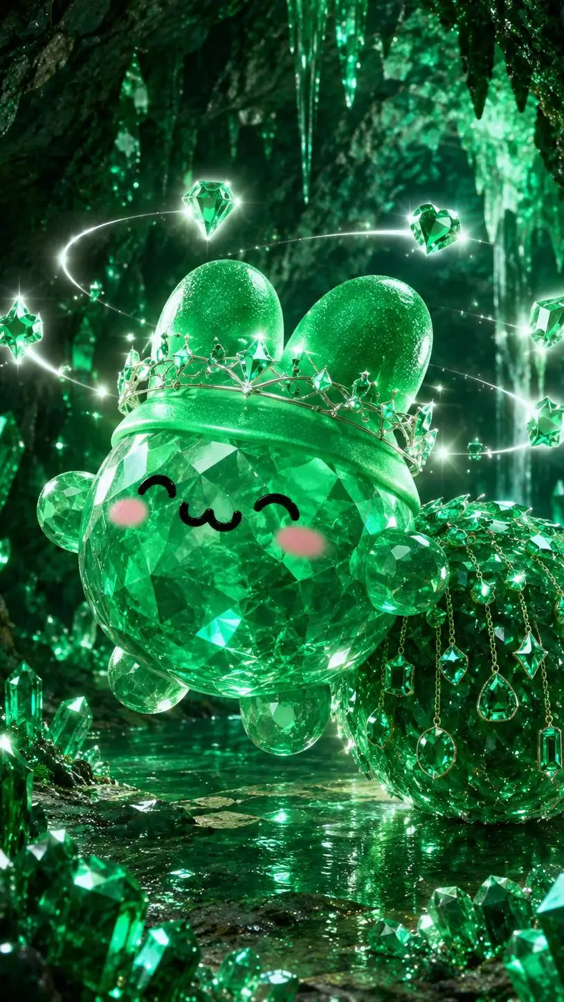 ai character: Emeraldbi background