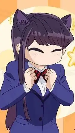 ai character: komi shoko background