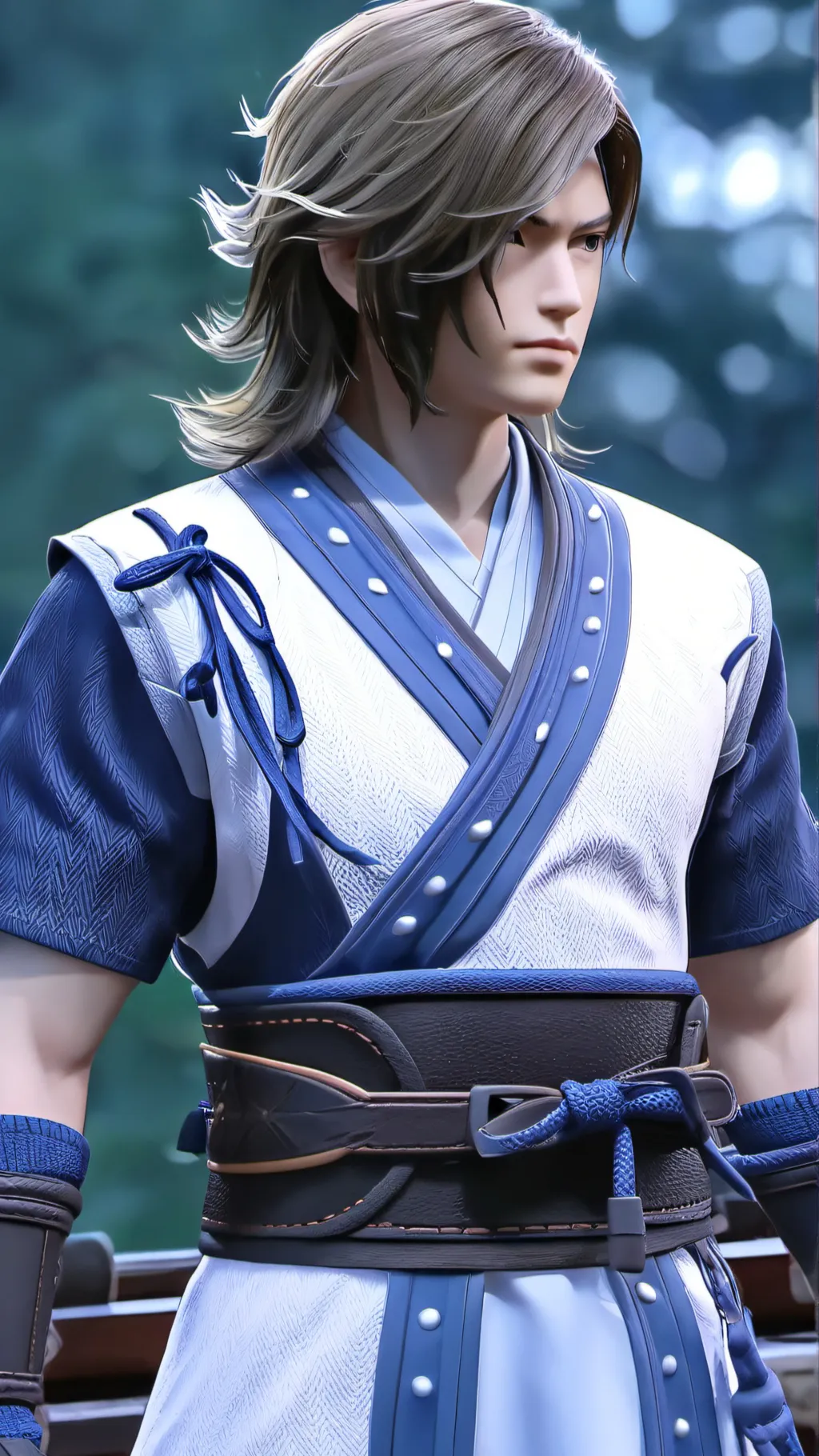ai character: Hayate “DoA” background