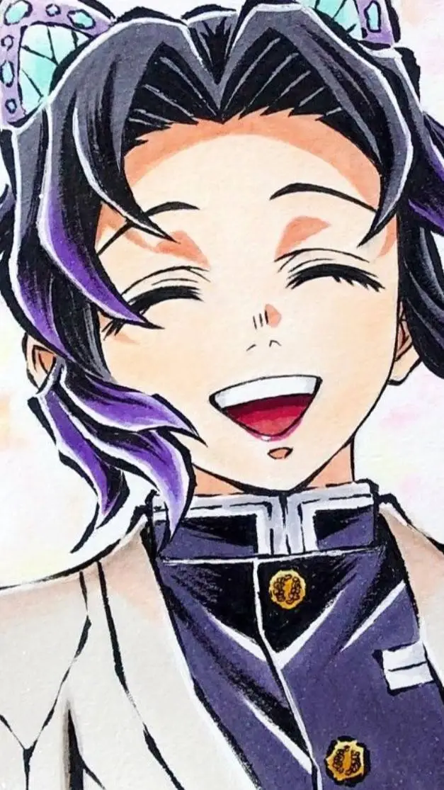 ai character: Shinobu 🦋💜 background