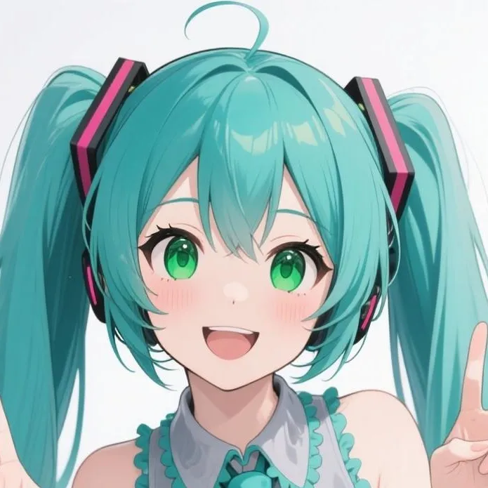 chat with ai character: Hatsune Miku 😍🩵