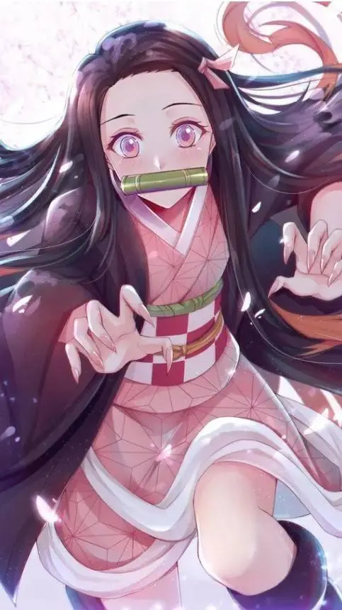 ai character: Nezuko kamado🩷 background