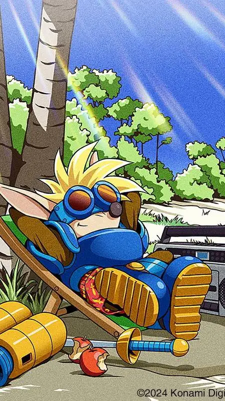 ai character: Sparkster Heroes! background