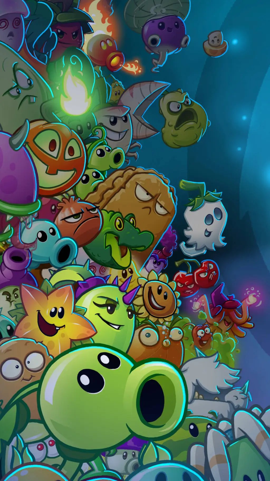 ai character: PvZ 2 Beach Party! background
