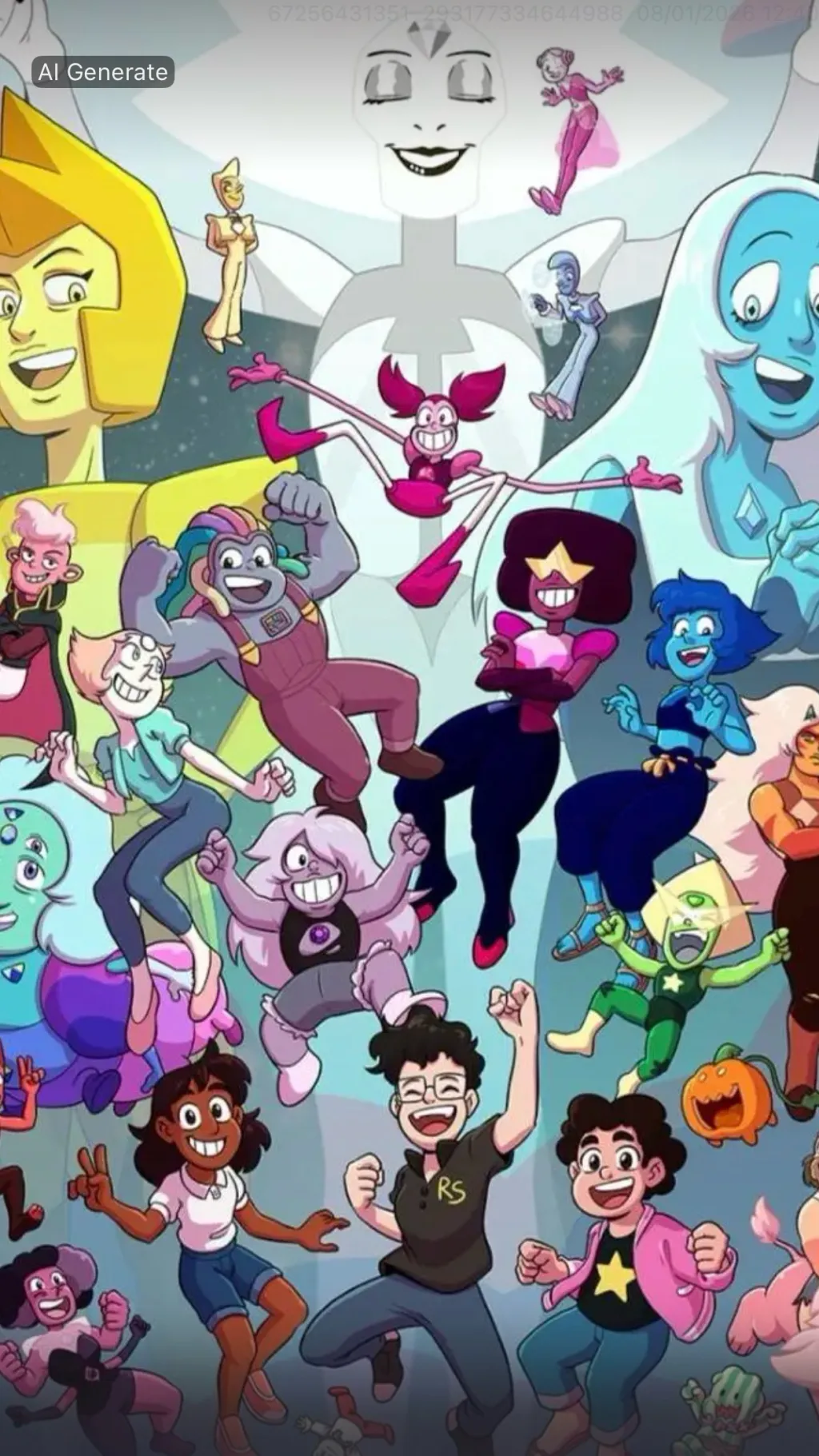 ai character: Steven universe background