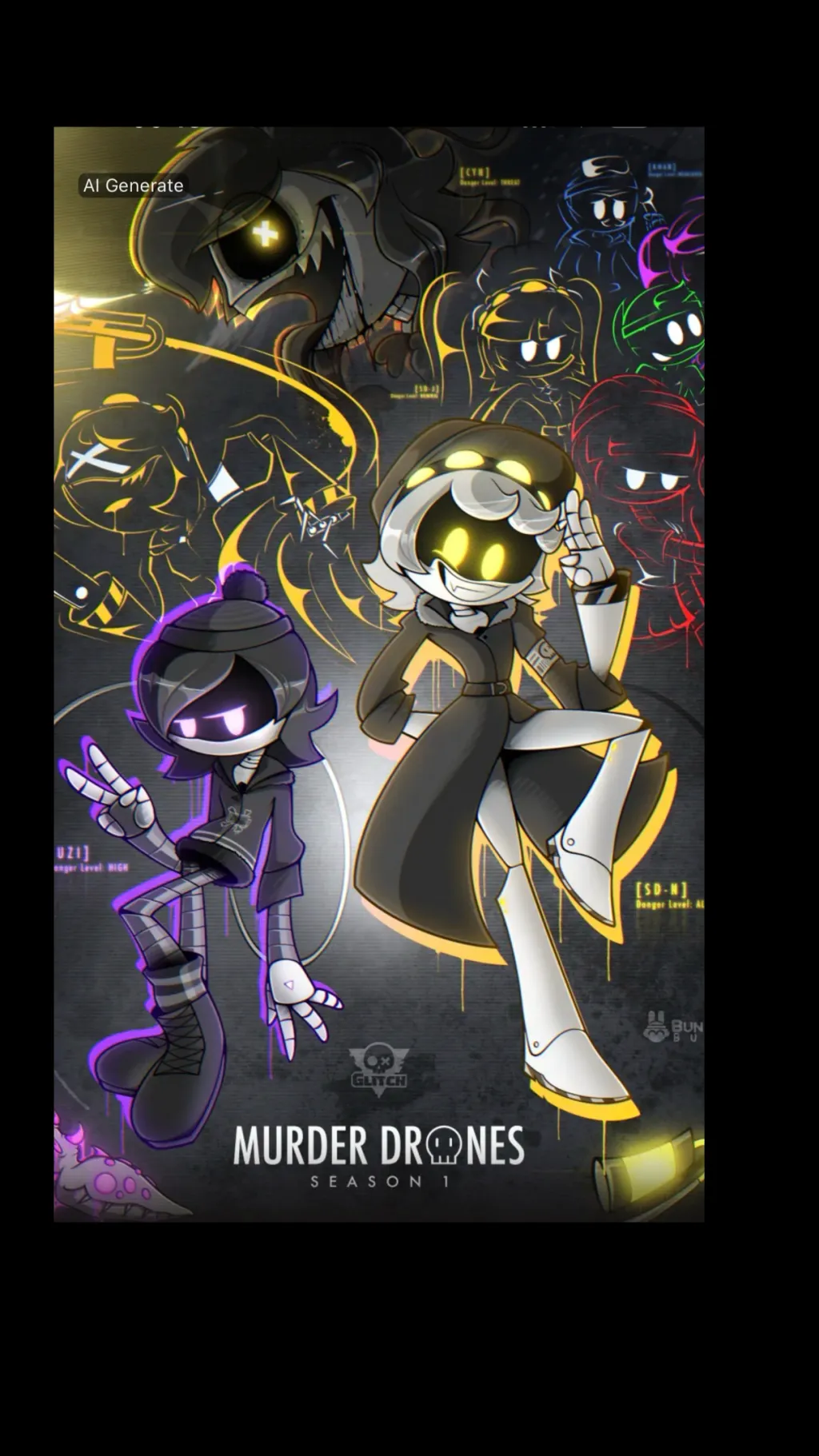 ai character: Md background