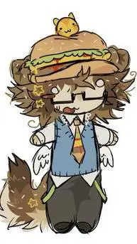 ai character: 🍕¡Pizza burger!🍔 background