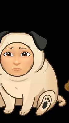 ai character: poo 💩 dog background