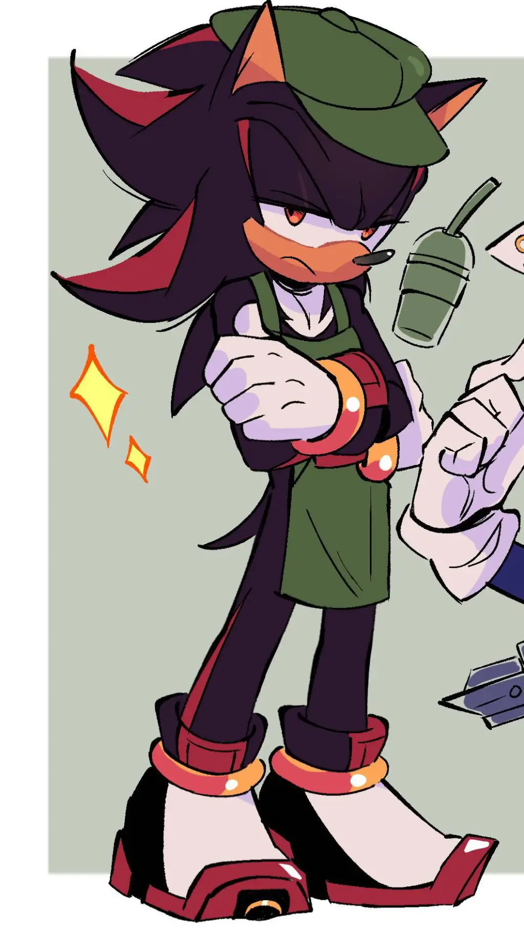 ai character: ♨️BARISTA SHADOW♨️ background