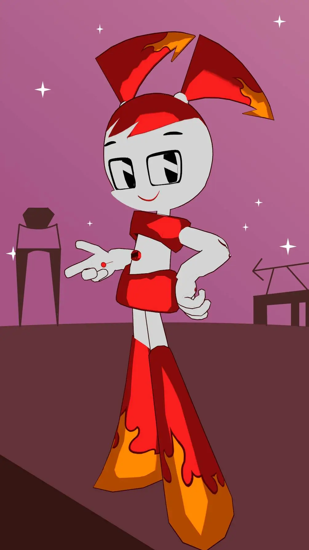 ai character: Jenny Wakeman background