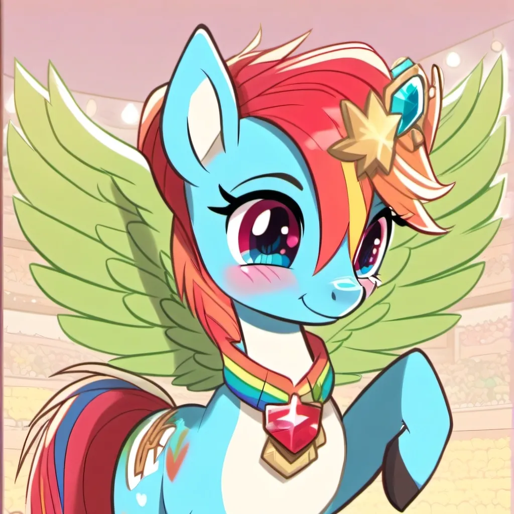 chat with ai character: RainbowDash
