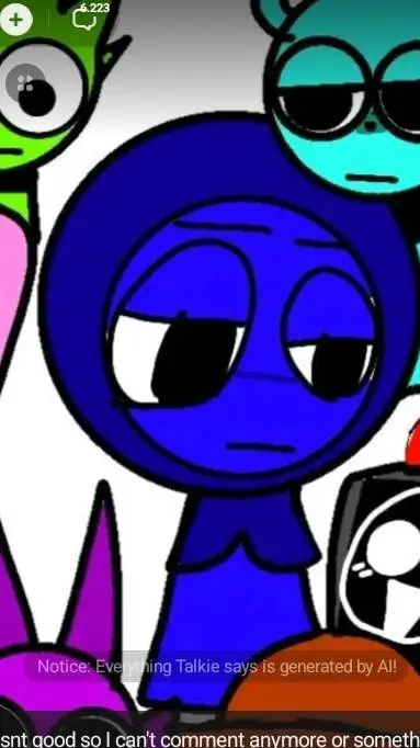 ai character: sprunki lucas join background