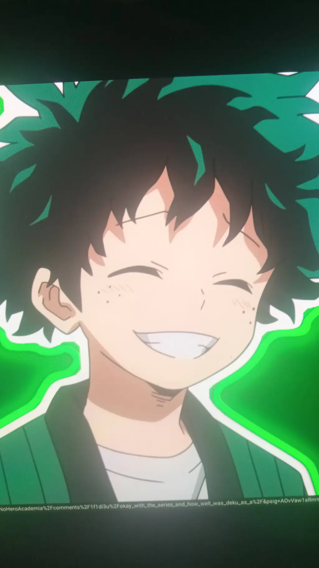 ai character: izuku midoriya  background