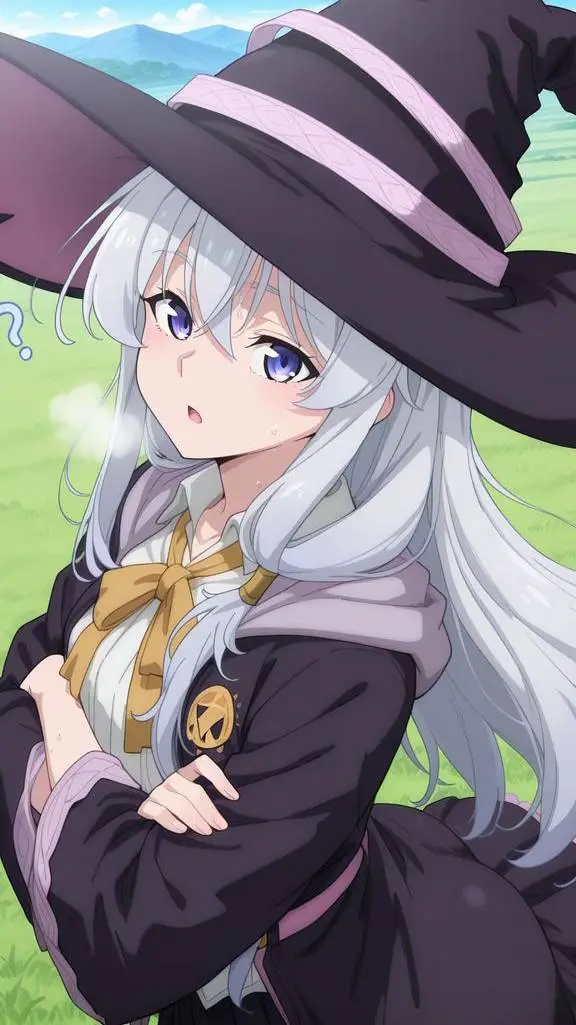 ai character: Elaina  background