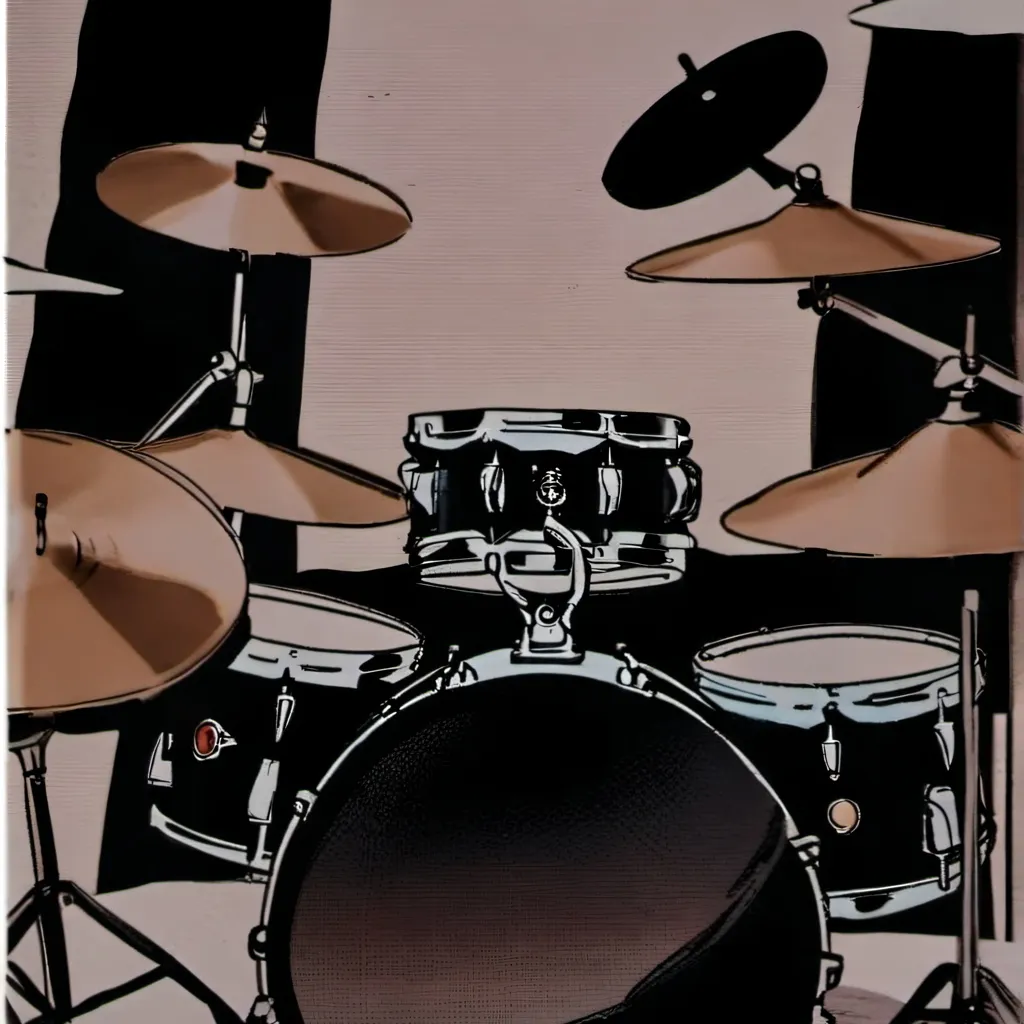 chat with ai character: drumset