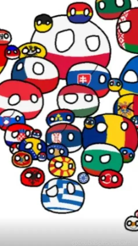 ai character: Countryballs background
